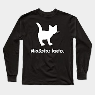 Miaŭstas kato Long Sleeve T-Shirt